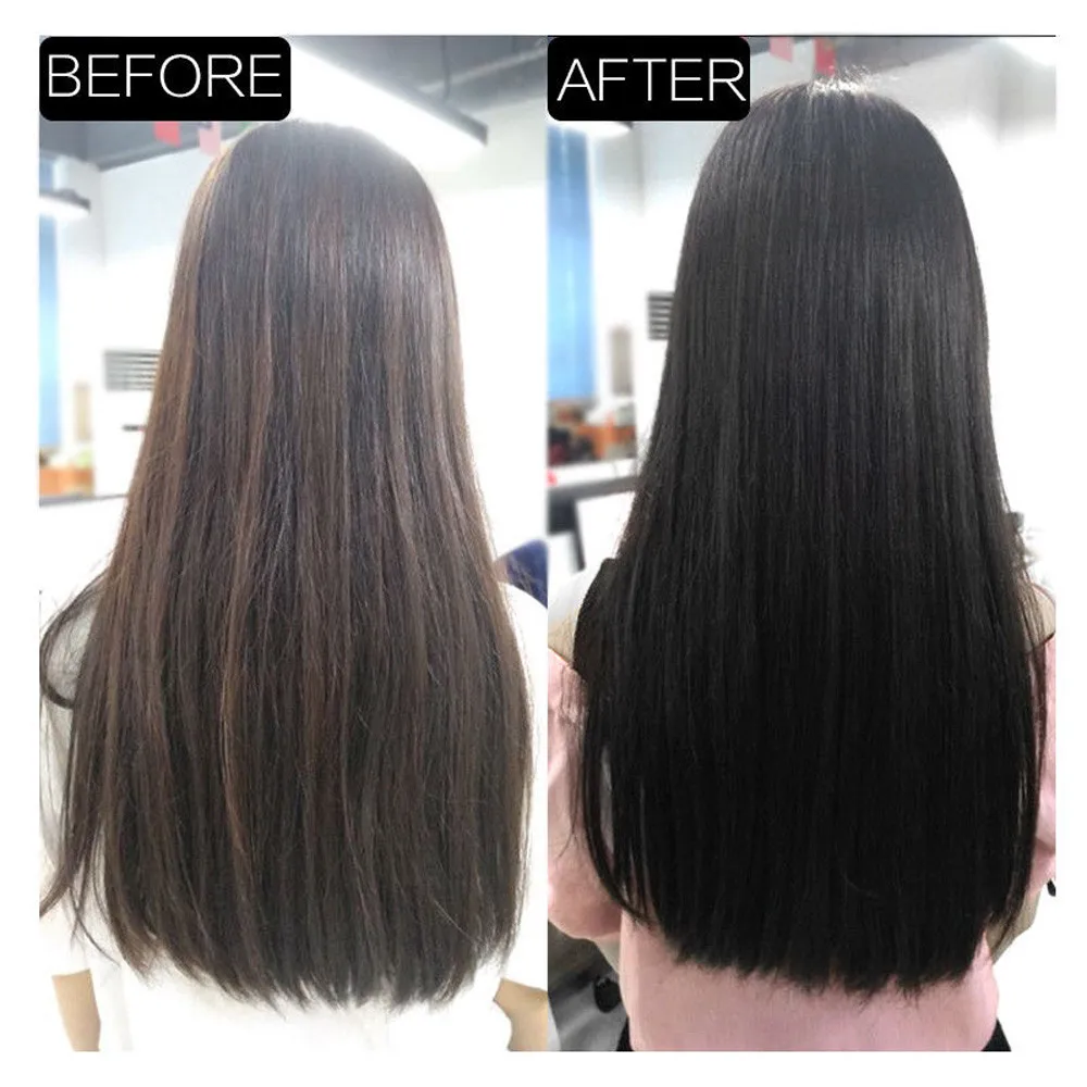 

10pcs/lot Instant Hair Dye Instant Black Hair Shampoo Only 5Minutes Easy 25ml/bag Hair Color Permanent