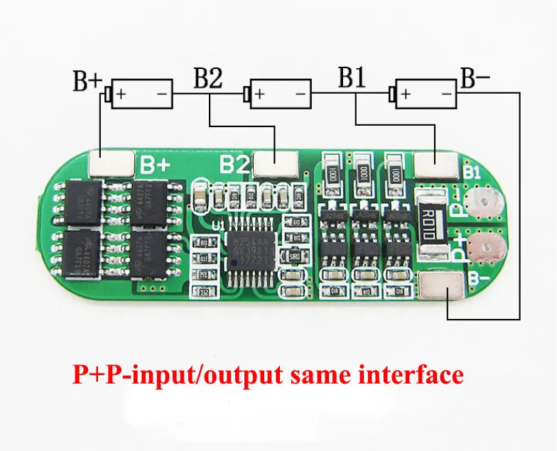 3 S 10A литий-ионная литиевая батарея 18650 зарядное устройство PCB BMS Защитная плата 12,6 в с защитой от перегрузки по току