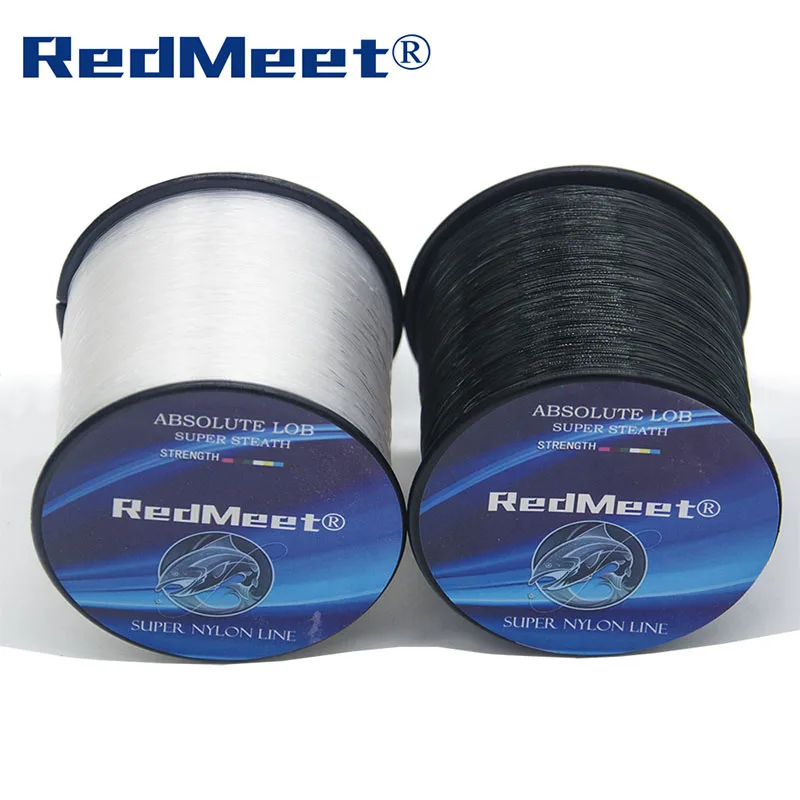 RedMeet العلامة التجارية 1.0 #-8.0 #1000 M 4.4-28.6LB حيدة خط الصيد النايلون خطوط ل الكارب الصيد اكسسوارات Pesca سوبر قوي