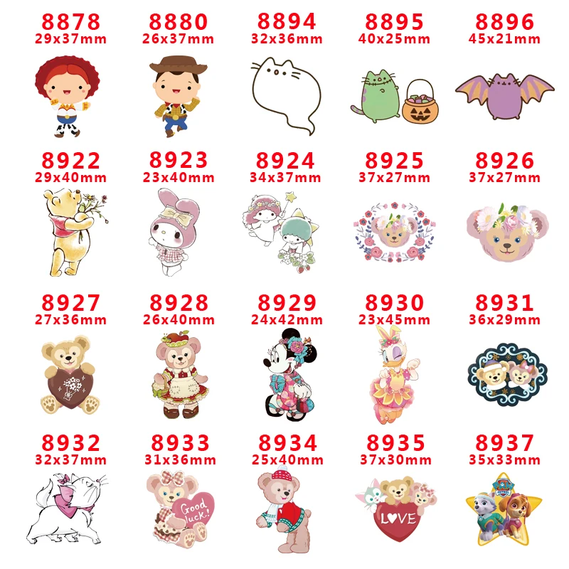 

Free shipping 30 pcs cartoon character planar resin PR 8878