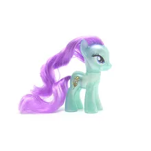 Pony Toys Horse in Action Figure 8CM Head can turn 50 Transparent Vinyl Doll Toy Model