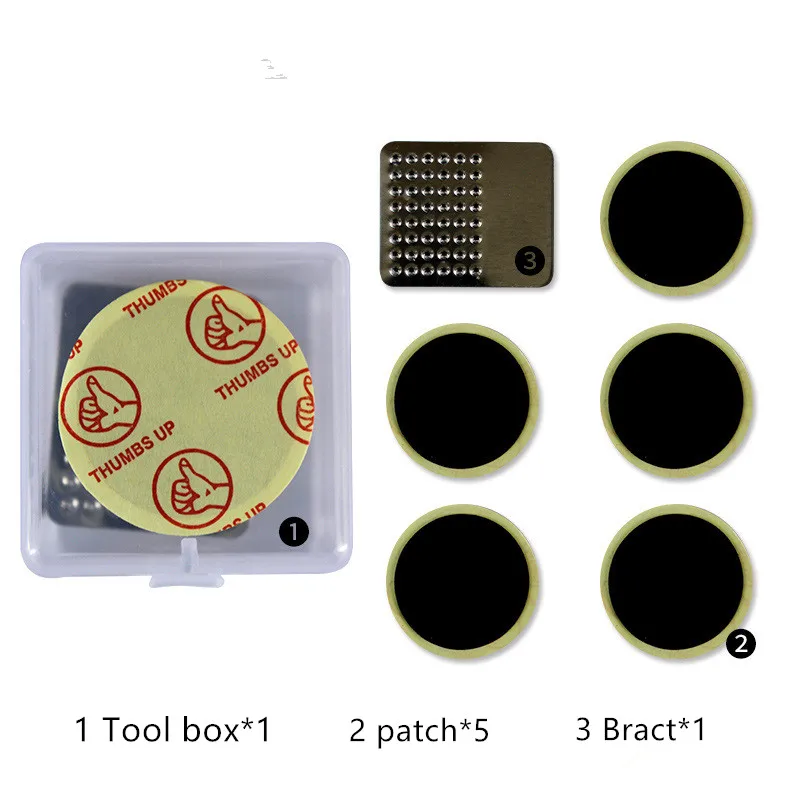 1 комплект Высокое качество Быстрая Сушка без клея велосипедная внутренняя шина патчи Велоспорт Горный/Шоссейный велосипед шины Инструменты для ремонта проколов - Цвет: 1 set