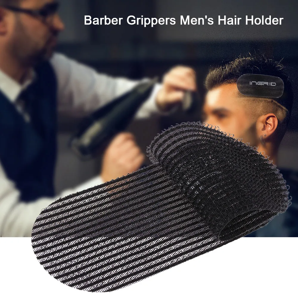 Abody hair clip Glue Hair Gripper Barber Grippers Men's Hair Holder Black Color hairs Styling
