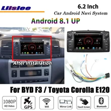 Liislee Android 8,1 для BYD F3/для Toyota Corolla E120 стерео Автомагнитола BT Carplay gps Navi карта навигационная система Мультимедиа