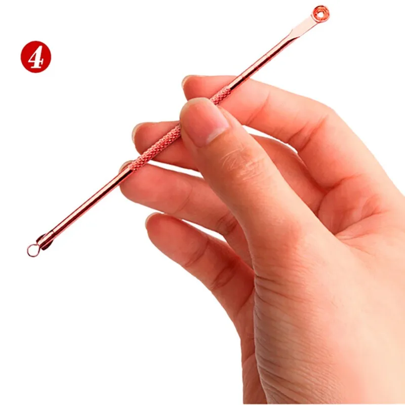 Stainless steel Acne Needle Double Loop Acupuncture Needle Blackhead Acne Needle Acne Squeeze Face Skin Care Tools Stainless steel Acne Needle Double Loop Acupuncture Needle Blackhead Acne Needle Acne Squeeze Face Skin Care Tools