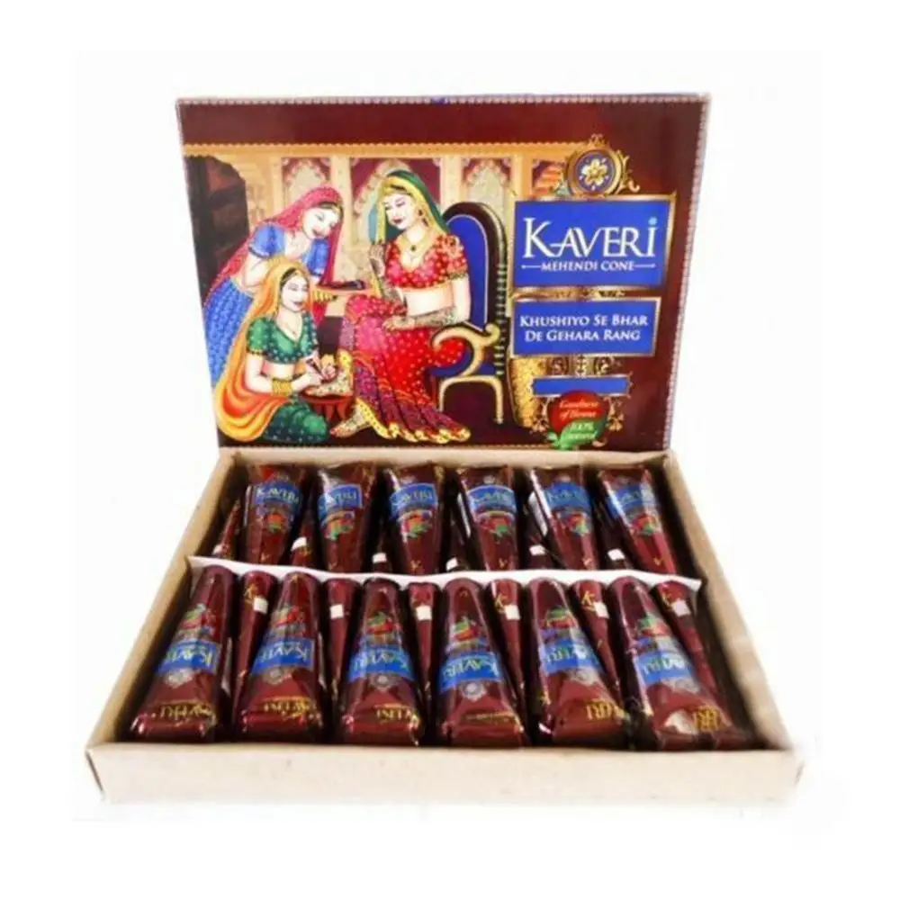 1 шт. Mehndi натуральная коричневая индийская хна тату паста конусы Крем краска | Краска для тела -33036741317
