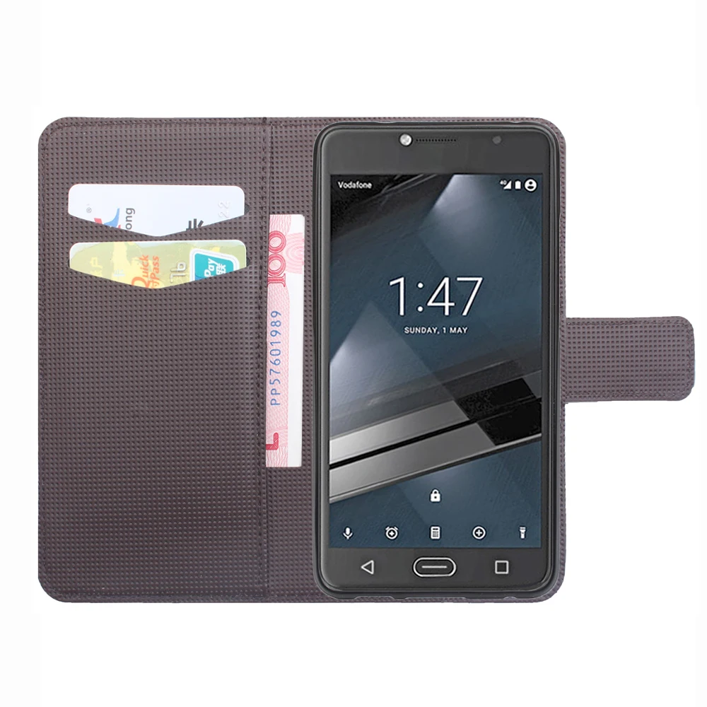 Colourful Case Leather case For vodafone smart ultra 7 phone case cover