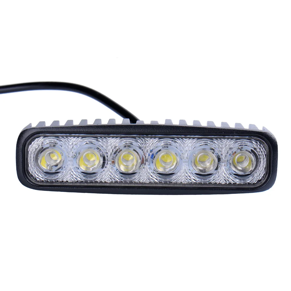 10pcs LED Spotlights 1800LM Mini 6 Inch 18W 6 x 3W Car LED Light Bar as