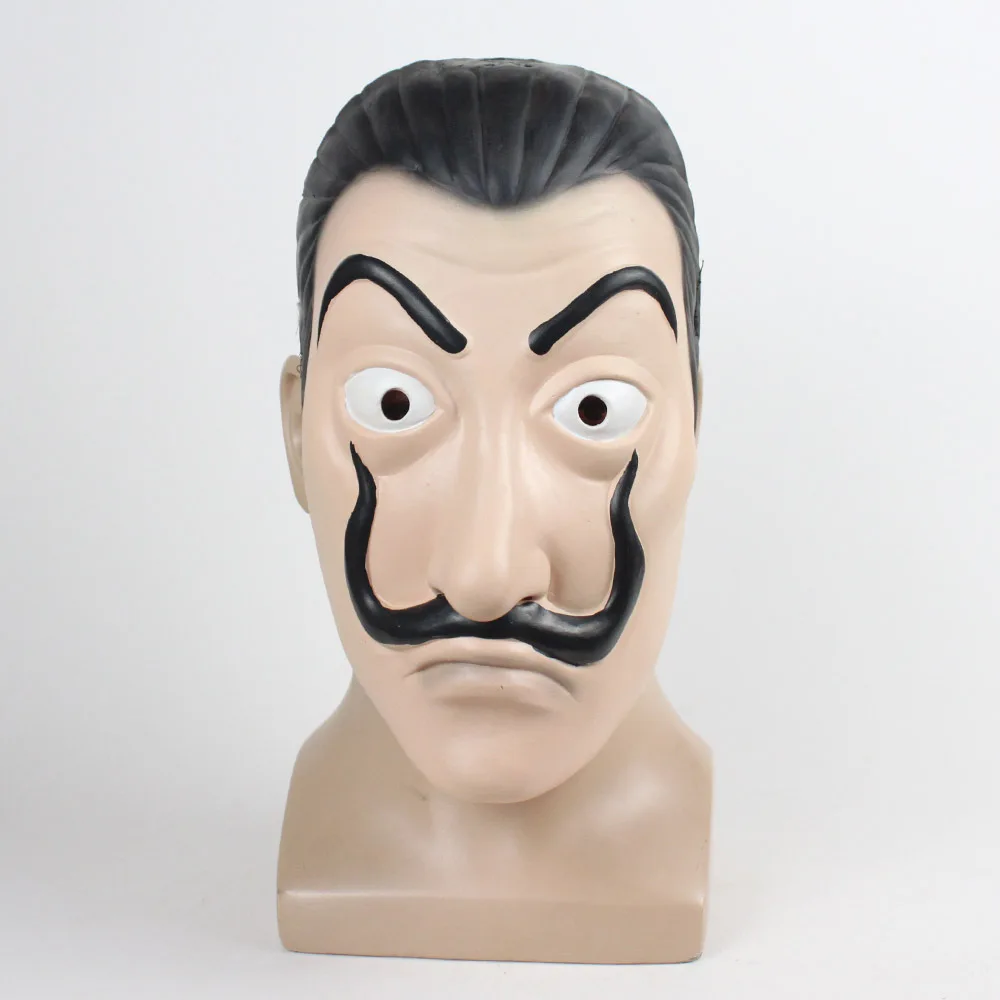 

1Pcs Paper House La Casa De Papel Latex Mask Cosplay Decoration Masquerade Funny Tools Soft Latex Maskes Not Easy Broken