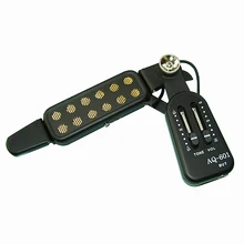 8X Easy Install 12-Hole Acoustic Classical Guitar Pickup Tone/Volume Adjust AQ-601