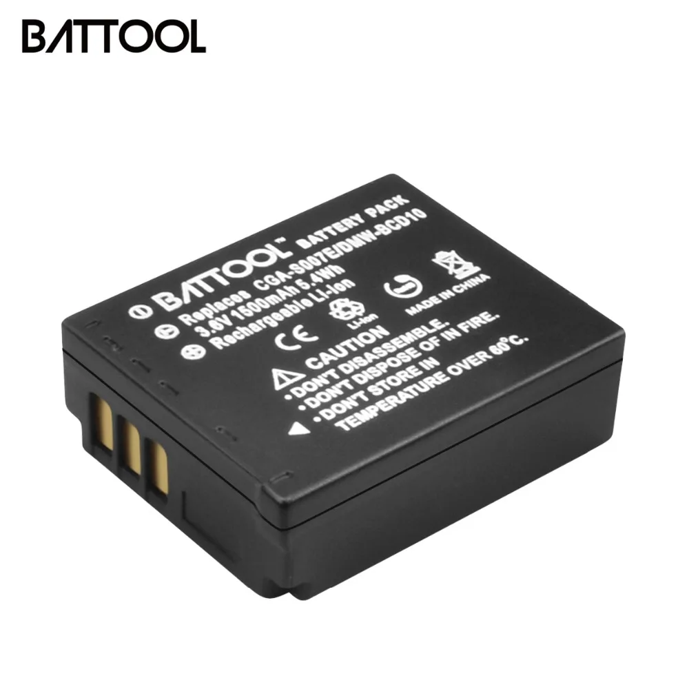 CGA S007E Battery For Panasonic Digital Camera Lumix DMC TZ1 TZ2 TZ3