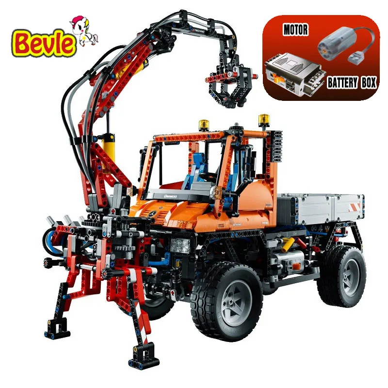 

20019 2088Pcs Technic Series Mechanical Cars Unni Monk Truck Unimog U400 Building Block Bricks Compatible With 8110