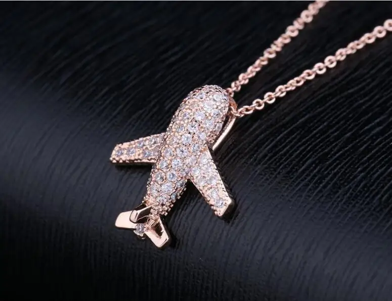 

YTF94 925 Silver Wedding Zircon necklace For Women Simulated Jewelry Engagement necklace Accessories