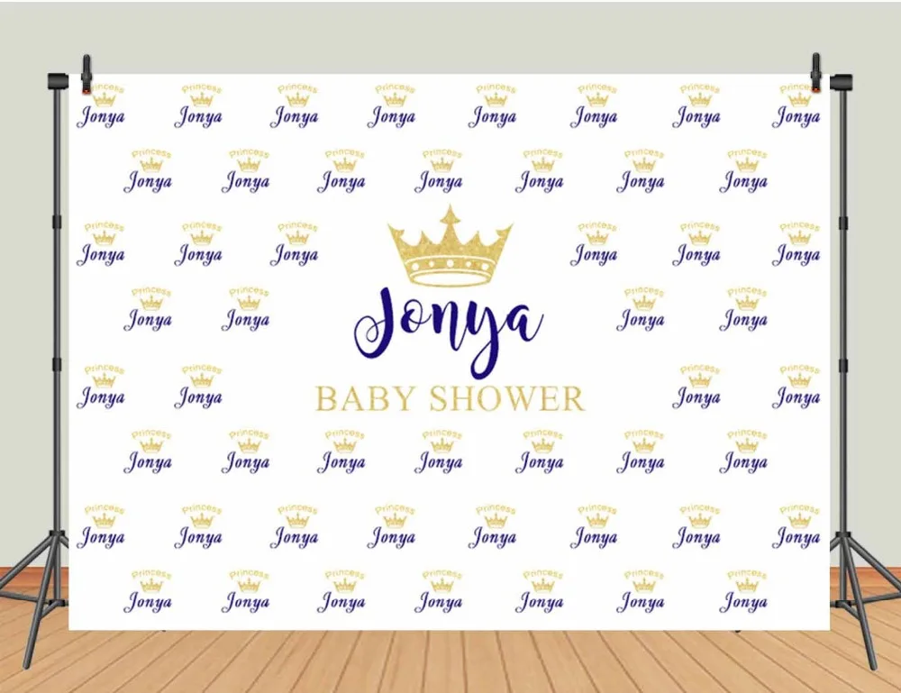 Sensfun День Рождения Вечеринка фото фон детский душ Золотая Корона фотографии фоны