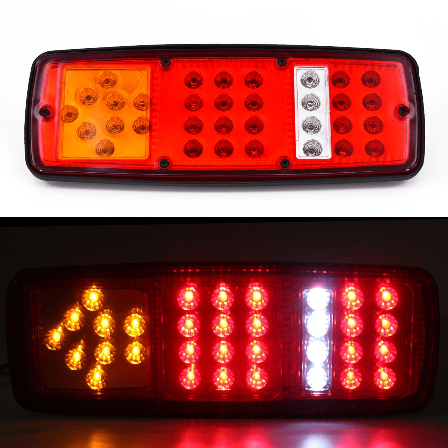 0.5A Грузовик Прицеп Лодка 33 светодиодный задний светильник стоп Обратный Индикатор безопасности 1 комплект