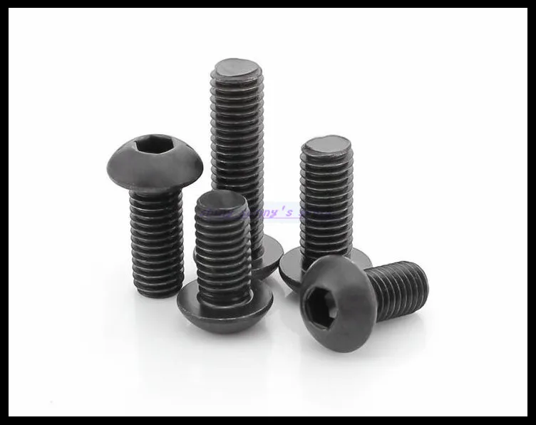 Details about   M2~M6 Socket Button Head Screw Allen Bolts 10.9 High Tensile Black Ni ISO7380 