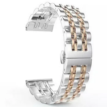 

neway Butterfly Lock Stainless Steel Bracelet Strap For Apple Watch Band For iwatch Watchband 38mm 42mm