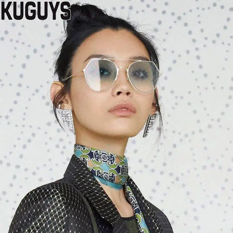 KUGUYS BlingBling серебряный серьги с кристаллами для женщин Мода ювелирные изделия Гипербола Письмо F Стад Серьги подарок