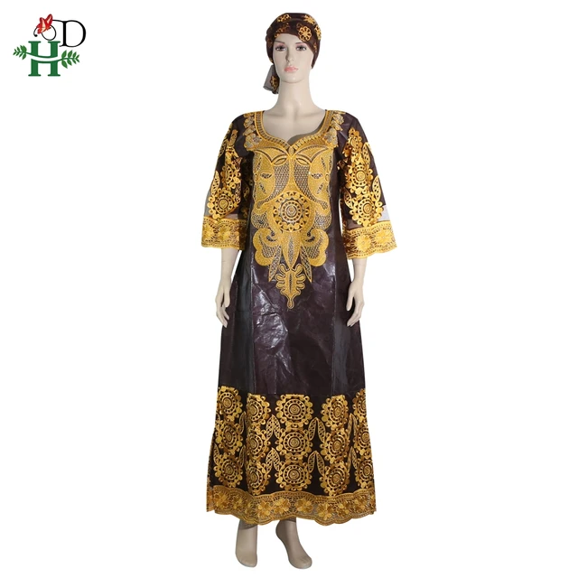2019 african clothing african dresses for women headwraps robe south africa bazin riche wax dress plus