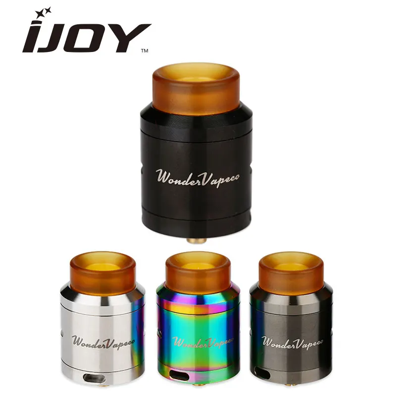 

Ijoy Wondervape RDA Atomizer 24mm Side and Bottom Airflow E-cigarette Vape Tank Match Captain PD270 TC Mod ULTEM Drip Tip