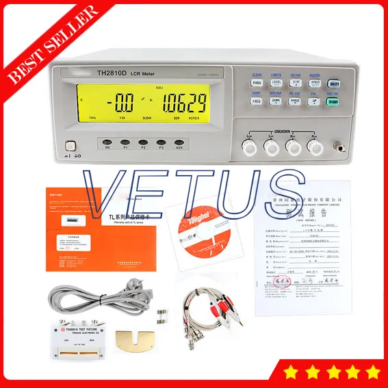 Medidor de LCR de alta calidad TH2810Dlcrlcr meter AliExpress