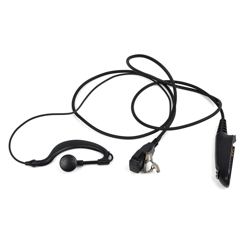 2pcs HYS NA MOG801 2Pin K Earpiece Two Way Radio earphone with PTT Mic