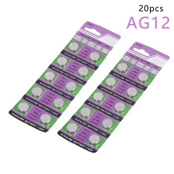 

centechia Top quality 20 Pcs Cheap cell Batteries LR43 AG12 SR43 260 386 1.55V Alkaline Watch Batteries Coin Cell Battery 10pcs
