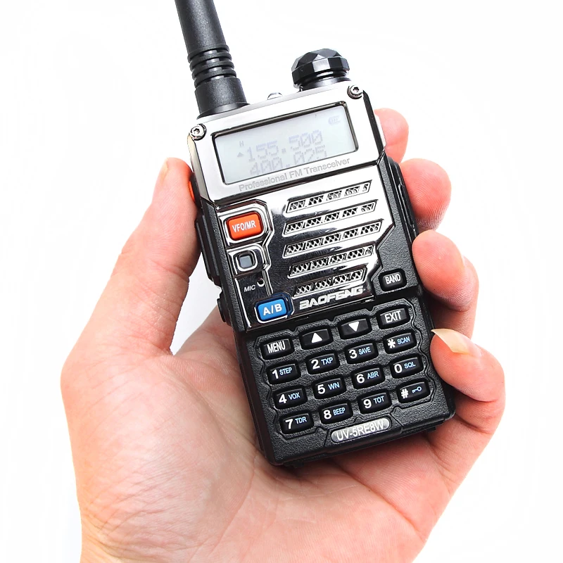 BaoFeng UV-5RE 8 Вт Walkie Talkie 10 км двухдиапазонный UV 5RE двухсторонний радио VOX фонарик Портативный Дальний портативный охотничья рация