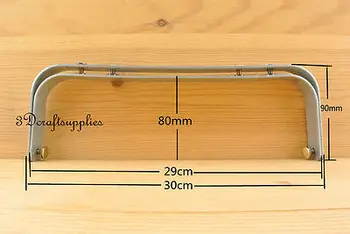 

doctor bag frame internal purse metal frame handbag 12 inch x 3 3/8 inch Z49E