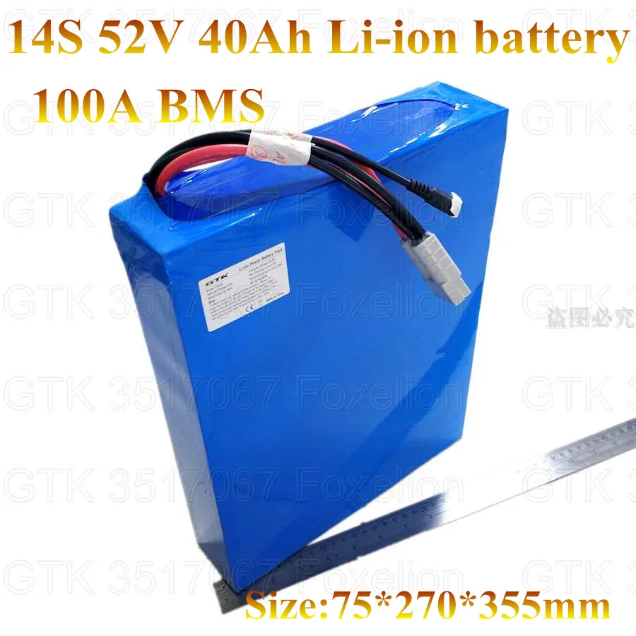14S 52v 40Ah 50Ah 35Ah li ion battery 48v lipo electric surfboard jet board life foil efoil