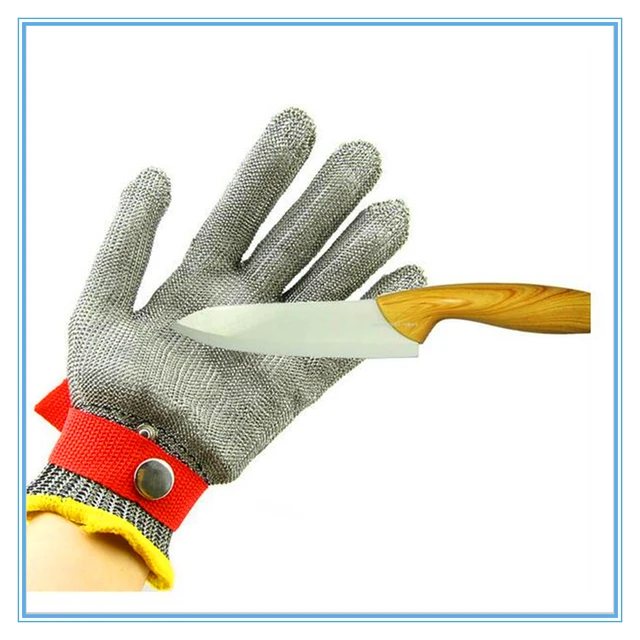 Safety Cut Proof Stab Resistant Working Gloves Safety Stainless Steel Metal Mesh Butcher Glove