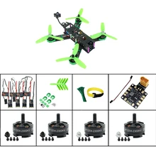 Углеродное волокно QAV 210 RC Квадрокоптер DIY 210 рама+ мотор+ ESC+ пропеллер+ плата питания мини Дрон комплект DIY комбо