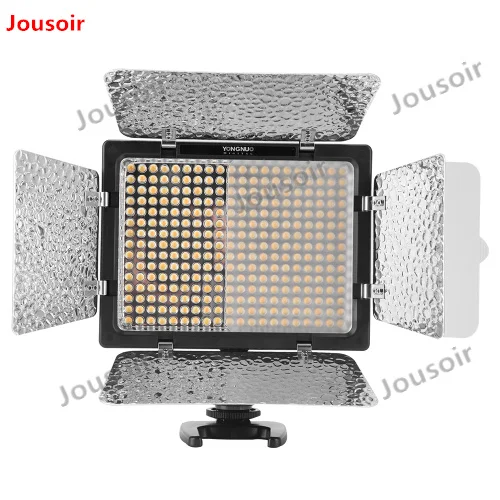 2 шт. YONGNUO YN300 III YN300III CRI95 3200 K 5500 LED видео свет с Barndoor фотографический + 2x NP550