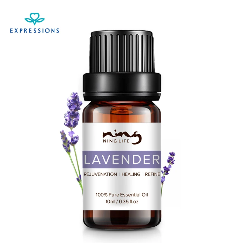 10 ML 100% النقي الخزامى الزيوت الأساسية الجمال العناية بالبشرة زيت التدليك المطهر المضادة للتجاعيد زيوت عطرية لالعطرية