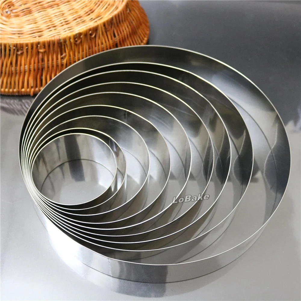 8 шт./компл. новейшие круглые формы для выпечки 3 5 10 дюймов|baking tools for cakes|mousse ringcake mold