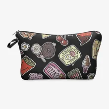 New novel old school handbag Maleta de Maquiagem Necessaire Wild Party design Makeup Bag Women Organizer