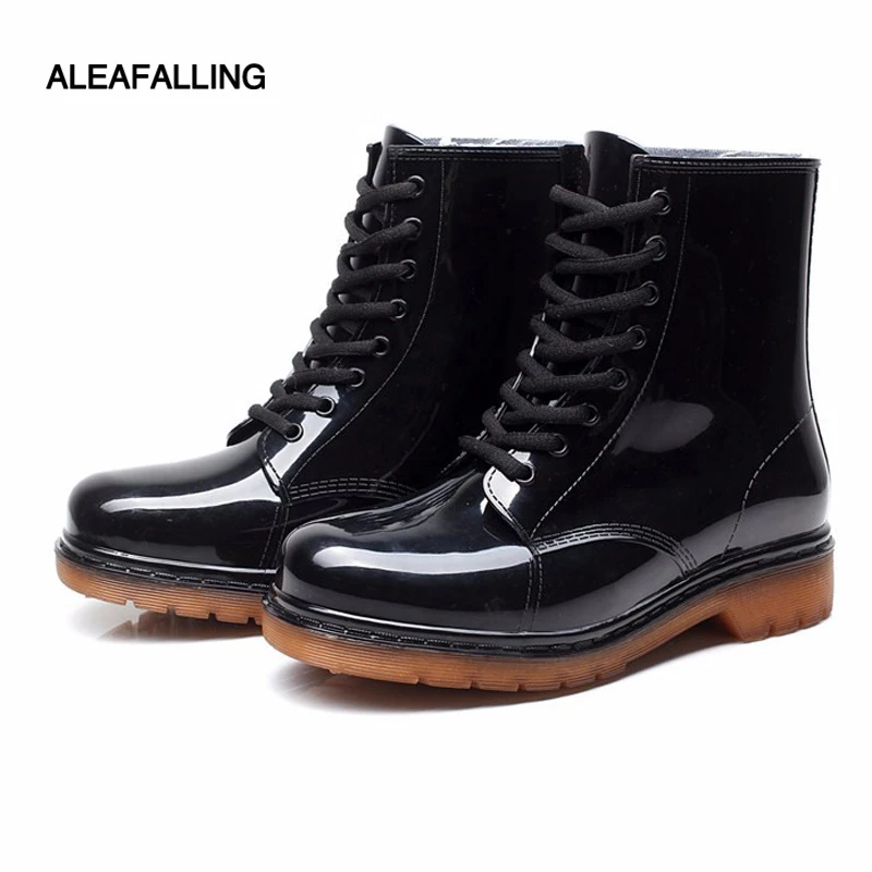 platform slip on boots