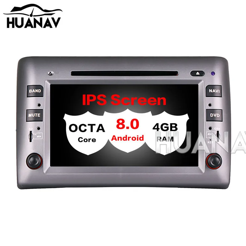 Top Car DVD player GPS navigation radio Stereo For Fiat Stilo 2002-2010 2 din auto multimidia head unit Android 8.0 4GB+32GB 2
