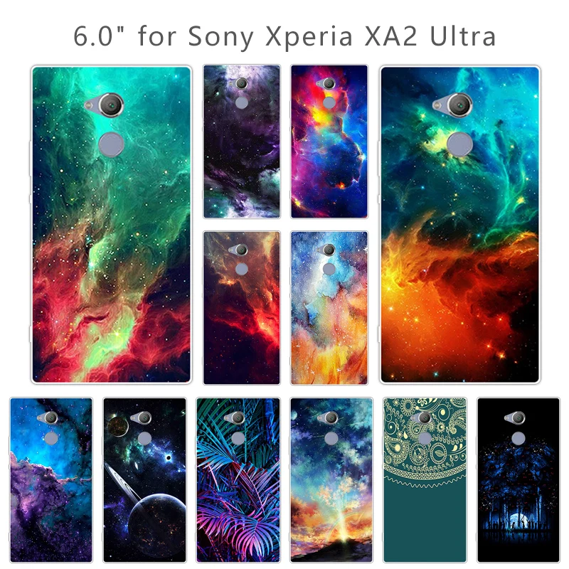 6 0 для Sony Xperia XA2 ультра Туманность чехол телефона Ультра-мягкий силиконовый TPU