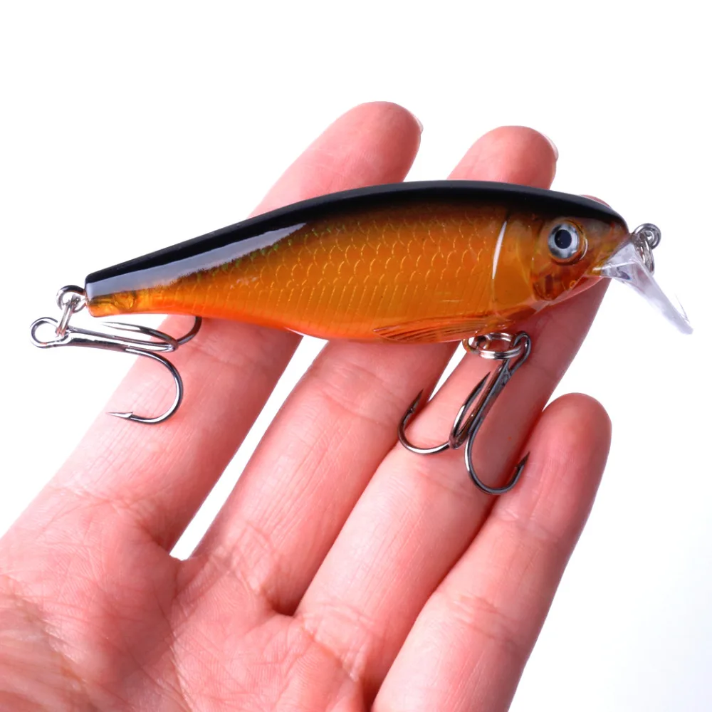 

HENGJIA 9cm/13.5g Floating Fishing Lures hard bait Rattle Sound Wobblers pesca Artificial Shallow Diving Crankbaits bass
