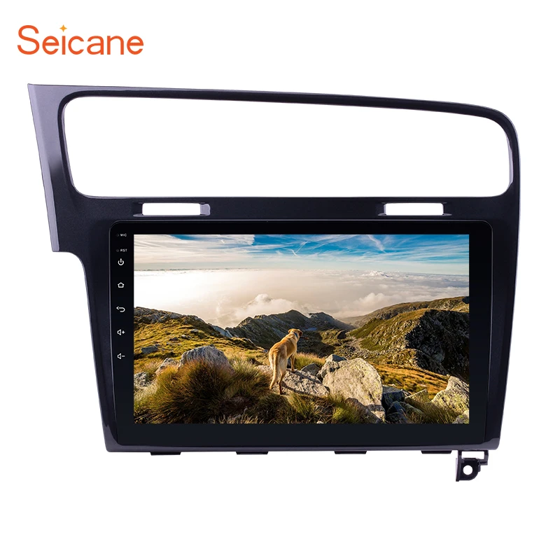 

Seicane 10.1 inch Android 6.0 HD 1024*600 Car Radio GPS Navi 2DIN Multimedia Player for 2013 2014 2015 VW Volkswagen Golf 7