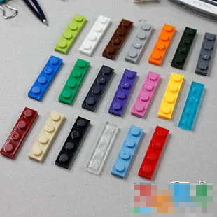 Элементы кирпича детали 3710 пластина 1x4 Классическая деталь строительный блок
