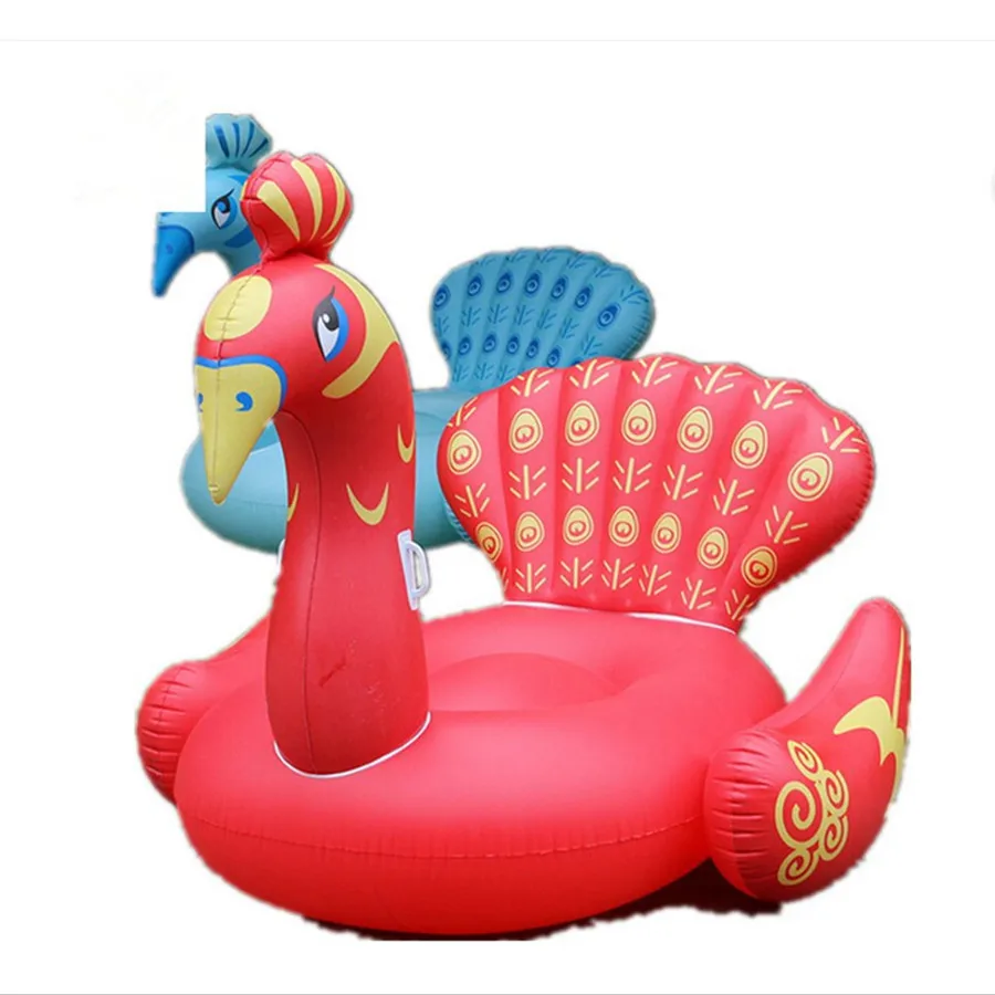 

Inflatable Peacock Pool Float 190cm Swimming Pool Ring Summer Inflatable Toys For Adult Child Water Flotadores Para Piscina