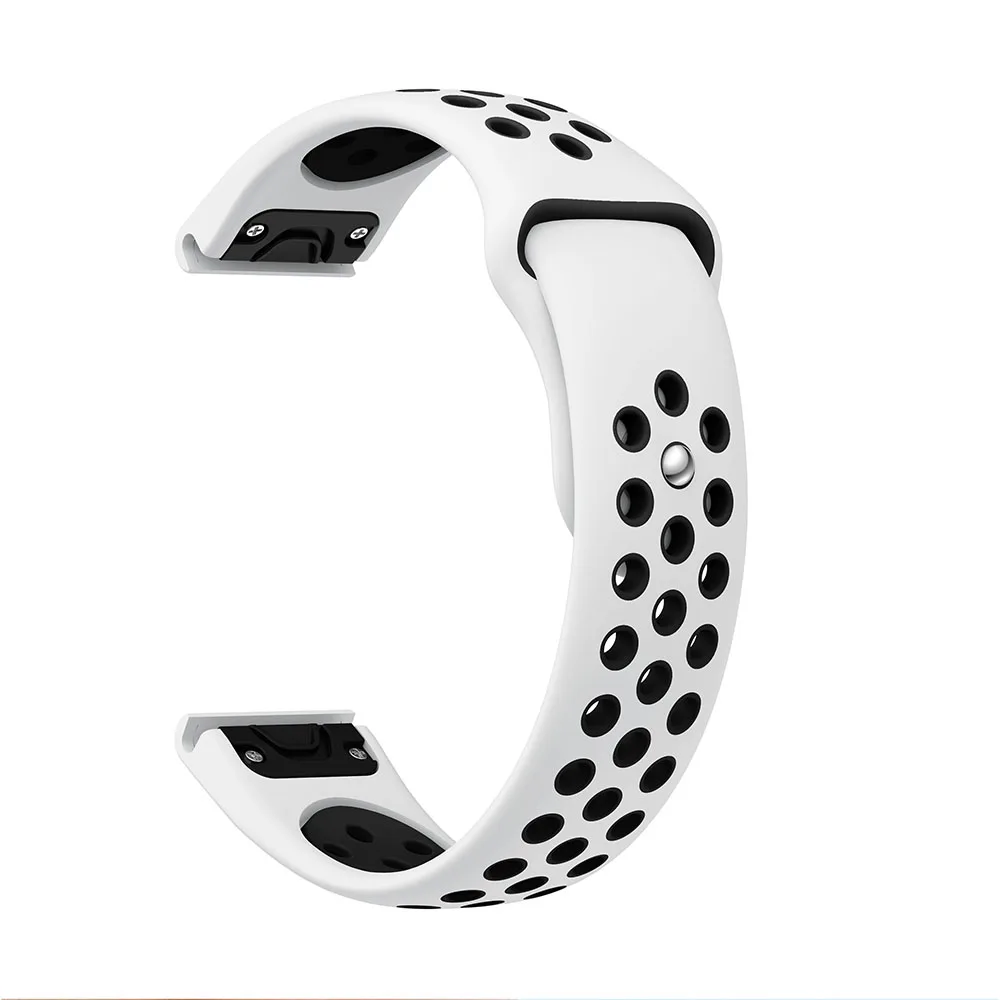 22 мм силиконовые спортивные часы ремешок для наручных gps-часов Garmin Fenix 5x/5 Plus Quick Release сменный ремешок дышащие браслет ремешок для часов