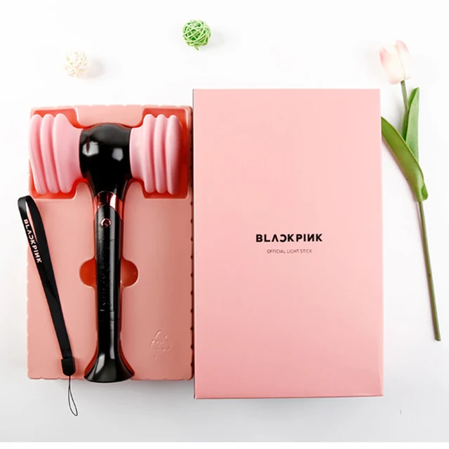 Kpop Girl Crush BLACKPINK Light Sticks Pink Heart Hammer Concert Light LED Glow Lamp Ulzzang