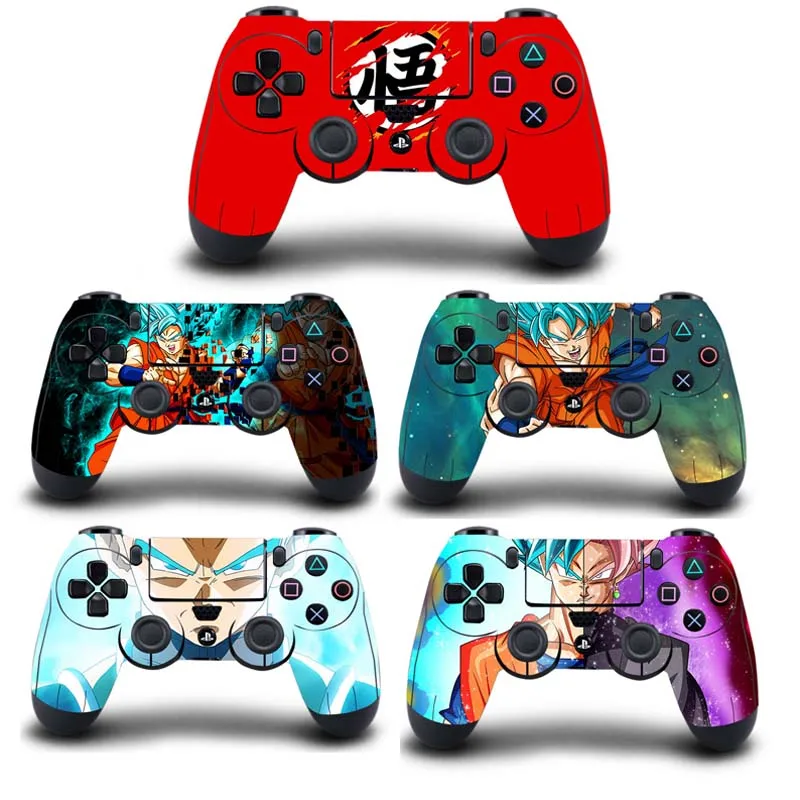 Dragonball полное покрытие наклейки на регулятор для Playstation 4 Dualshock 4 геймпад виниловые скины наклейки Play Station 4 кожа