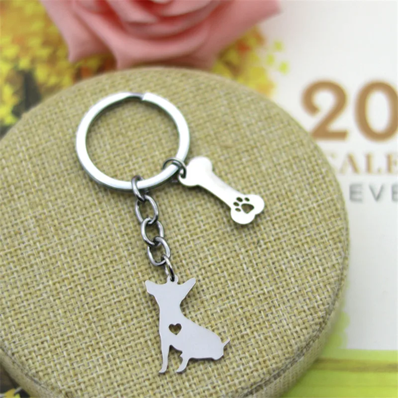 New-Silky-Terrier-Keychains-Fashion-Pet-Memorial-Jewellery-High-Quality-Women-Men-Female-Male-Car-Bag