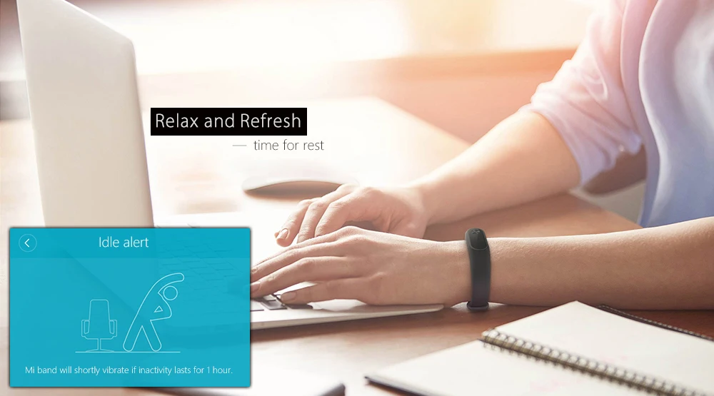 Original Xiaomi Mi Band 2 Smart Watch with Bluetooth 4.0