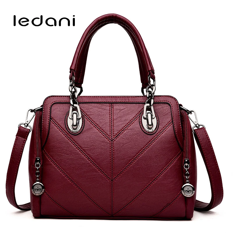 

LEDANI Brand Women Shoulder Bags Ladies Fashion Crossbody Bags PU Leather Bags Women Handbags Female New Sac Femme Boston