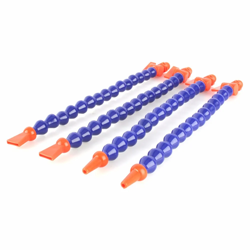 

1Pcs Round Flat Flexible Plastic Water Oil Coolant Pipe Hose For Lathe CNC With Switch 1/4'' 3/8" 1/2